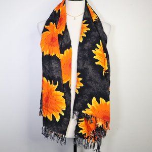 Unique Phoenix Fire Flower Koko Knot Scarf